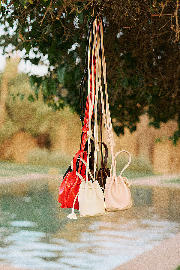 LULA MINI GATHERED BAG SOFT PINK | Manuka