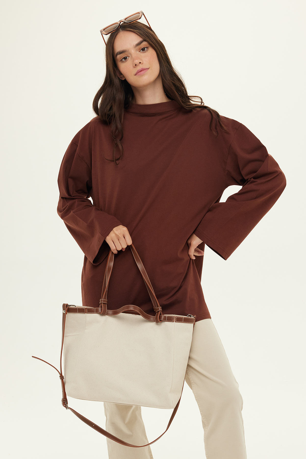 Manuka - CITY CANVAS TOTE BAG NATURAL (1)