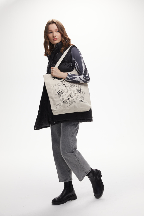 Manuka - PRINTED BELLOWED CLOTH BAG MANUKA MAP (1)