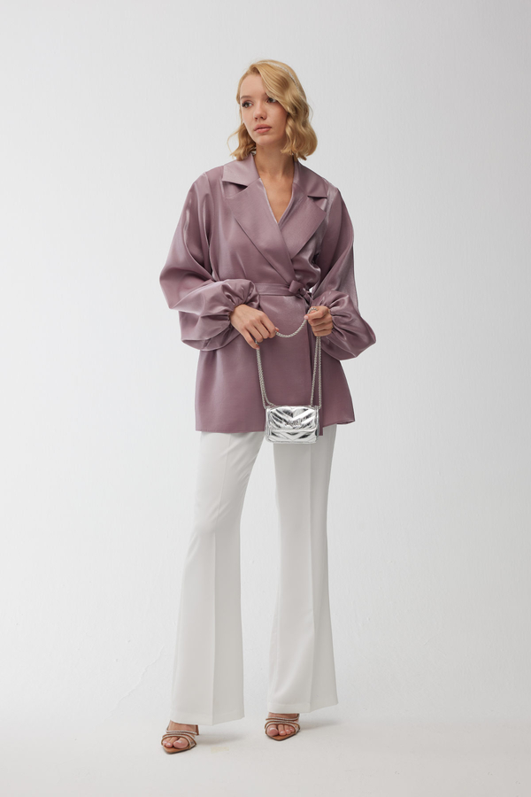 Manuka - SATIN SPANISH TROUSERS ECRU (1)