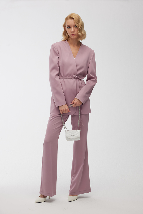 Manuka - SATIN SPANISH TROUSERS WITH ROSE DRY (1)