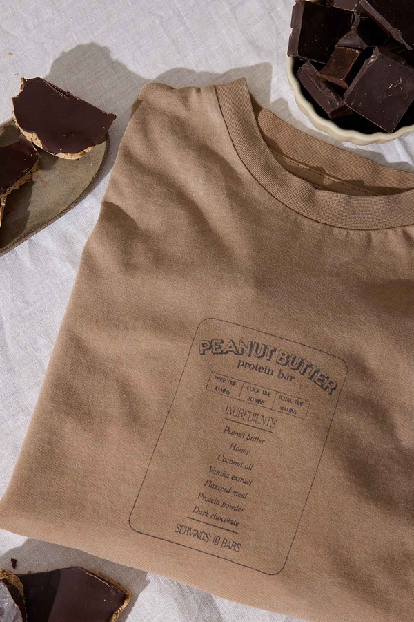 Manuka - PALE EFFECT PRINTED SWEATSHIRT BROWN (1)