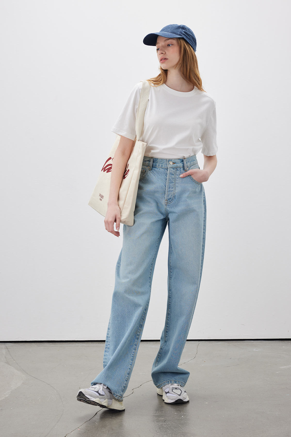 Manuka - SHORT SLEEVE STITCH T-SHIRT ECRU (1)