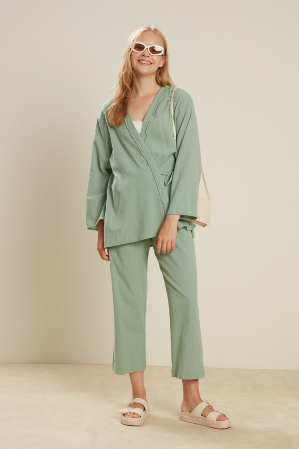 Manuka - COTTON CRINKIL PANTS CAGLA (1)