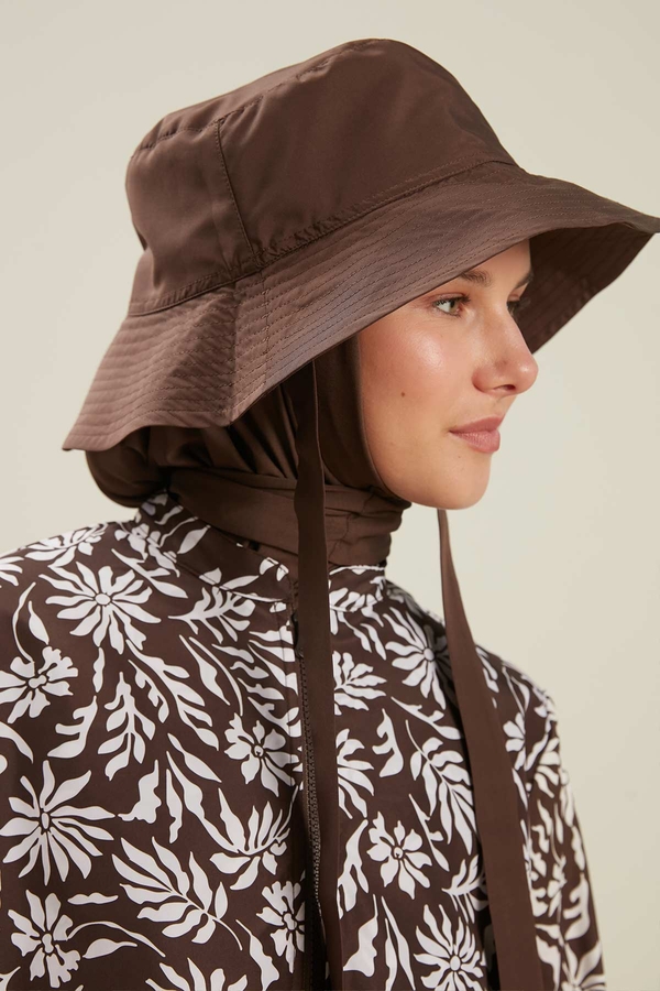 Manuka - CONNECTED BUCKET HAT BROWN (1)