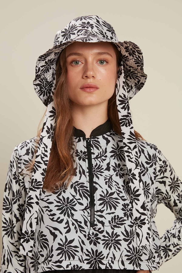 Manuka - CONNECTED BUCKET HAT FLORAL-ECRU (1)