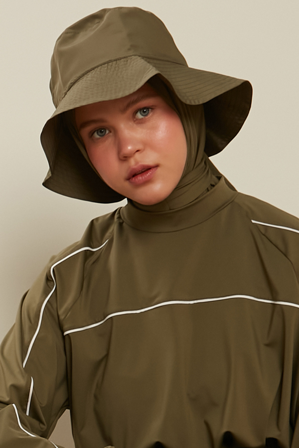 Manuka - CONNECTED BUCKET HAT KHAKI (1)