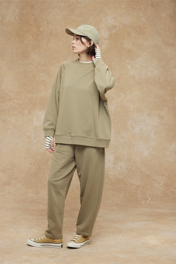 Manuka - PAMUKLU JOGGER PANTOLON HAKİ (1)