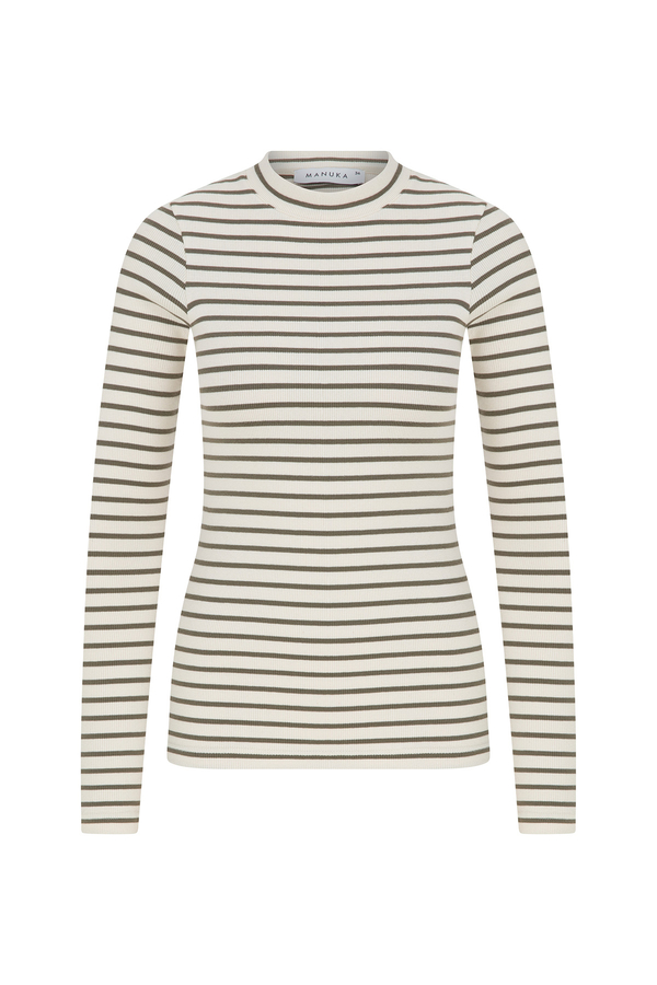 Manuka - STRIPED BODY WITH FINGER DETAİL MINK (1)