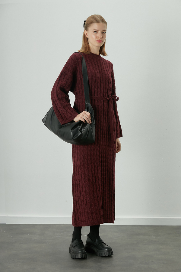 Manuka - MATHY HAIR BRAID SWEATER DAMSON (1)