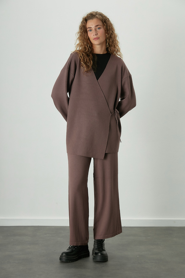 Manuka - FINE KNITWEAR KIMONO DAMSON (1)