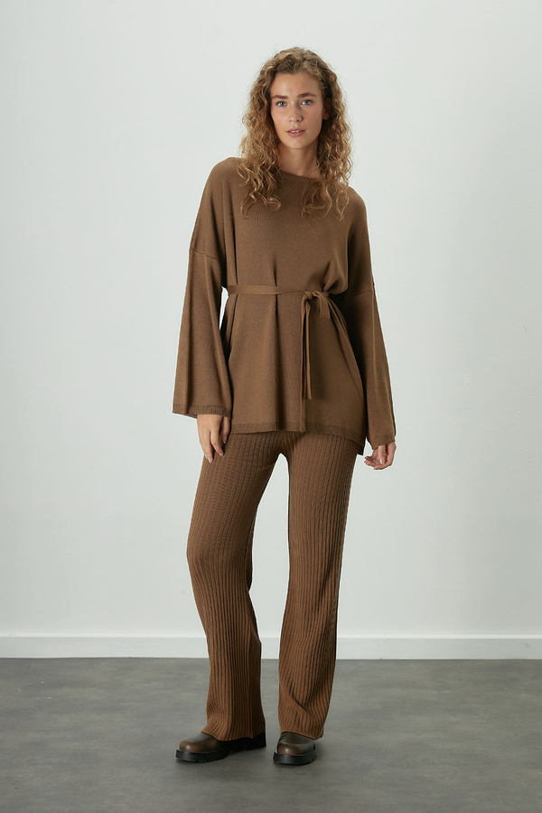 Manuka - BELT KNITWEAR TUNIC CAMEL (1)