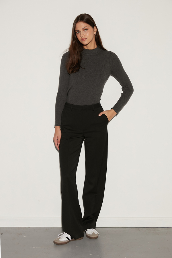 Manuka - TURTLENECK KNITWEAR BODY ANTHRACITE (1)