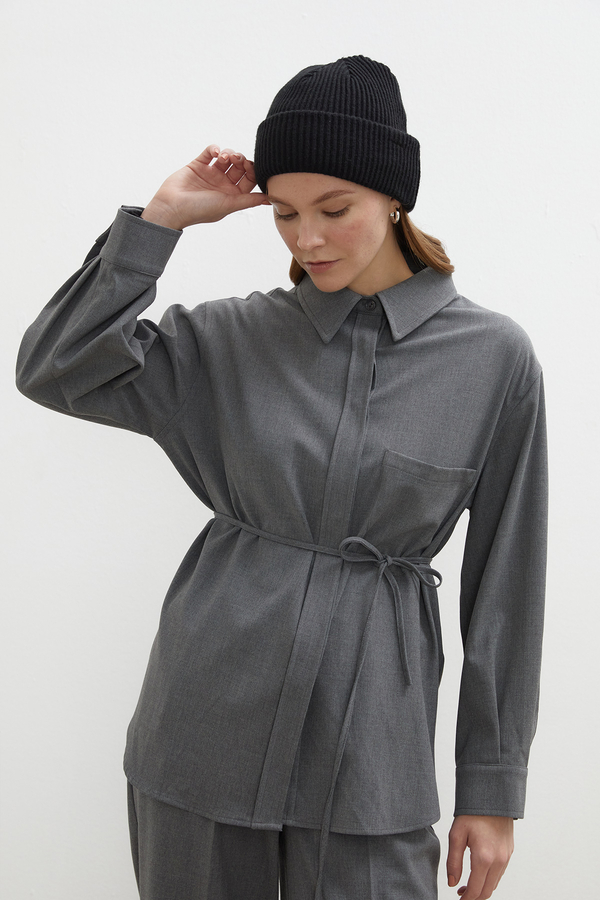 Manuka - OVERSIZED POCKET SHIRT GRAY (1)