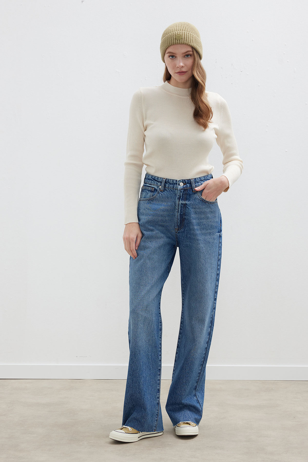 Manuka - 1975 PALAZZO FIT JEANS BLUE (1)