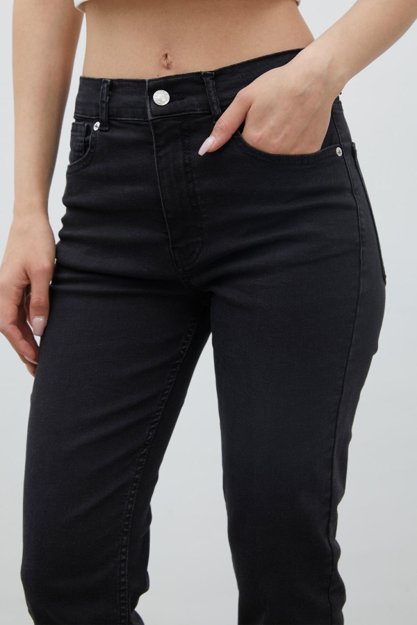 BOOTCUT FIT DENİM PANTOLON SİYAH · 6