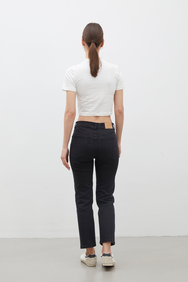 BOOTCUT FIT DENİM PANTOLON SİYAH · 8
