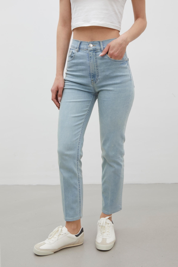 BOOTCUT FIT DENİM PANTOLON AÇIK MAVİ · 5