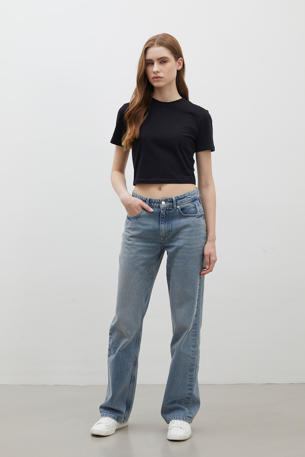 Manuka - 1975 MID-RISE DENIM TROUSERS BLUE (1)