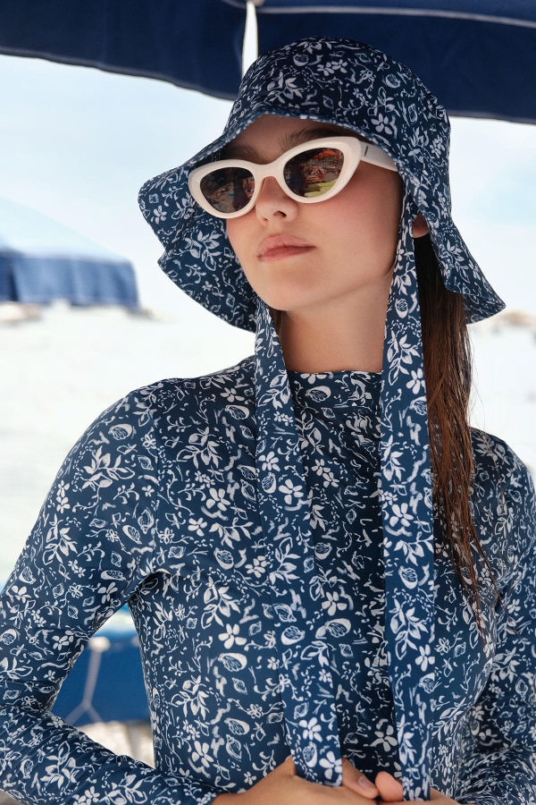 DESENLİ YÜZÜCÜ SURF MAYO BLUE SHELL · 3