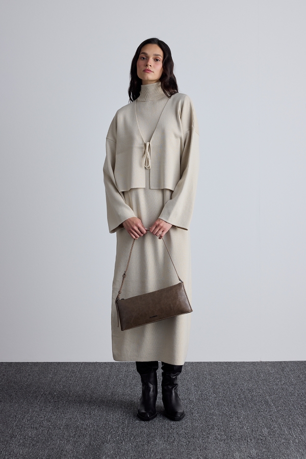 Manuka - THIN-STRAPPED BAGUETTE BAG MINK (1)