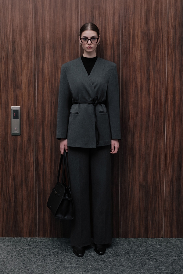 Manuka - NEW CLASSICAL TROUSERS ANTHRACITE