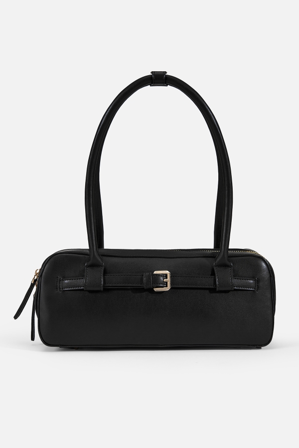 Manuka - ASHLEY BELT SHOULDER BAG BLACK (1)