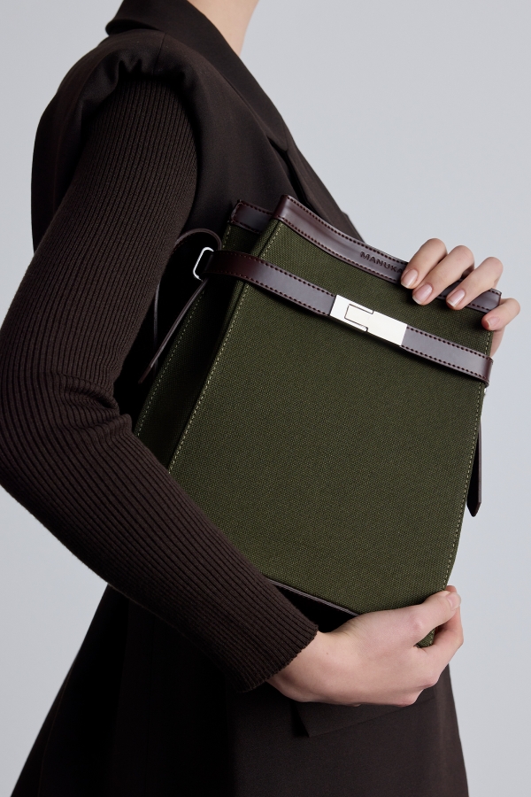 Manuka - MİLO CANVAS LUGGET BAG HAKİ (1)