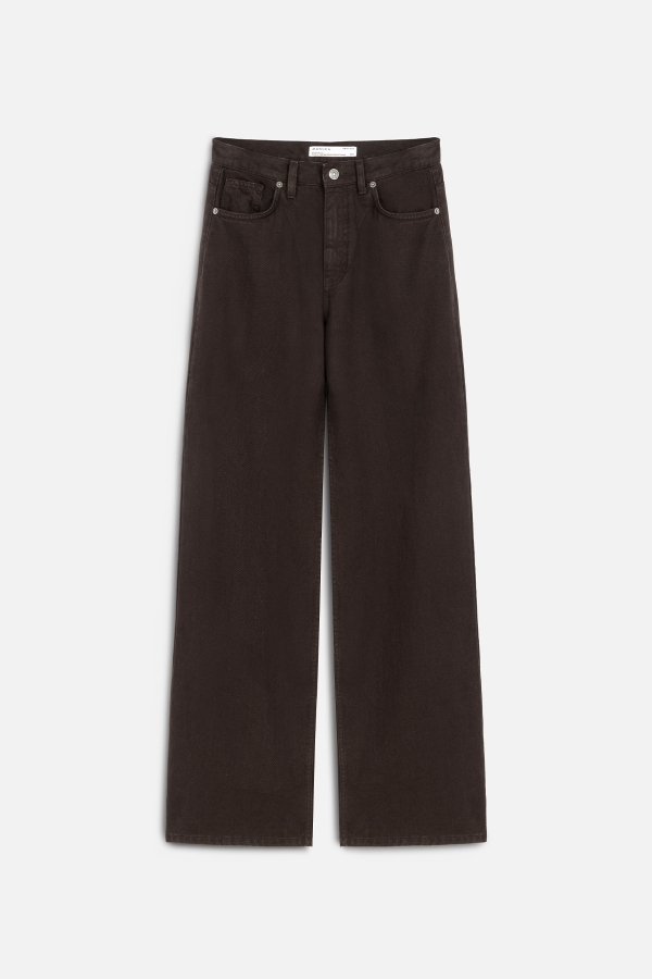 Manuka - GABARDİN BAGGY PANTOLON KAHVERENGİ (1)