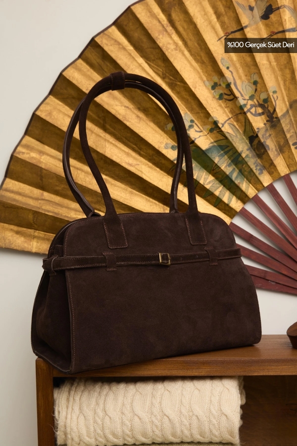 Manuka - FAUX BELT BAG BROWN (1)