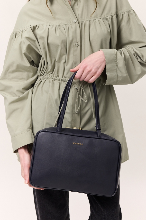 Manuka - Simona Tote Bag Navy Blue (1)