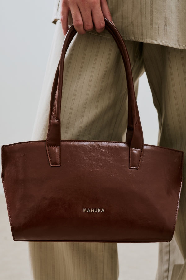 UKIYO SHOULDER BAG CHOCOLATE MOUSSE | Manuka