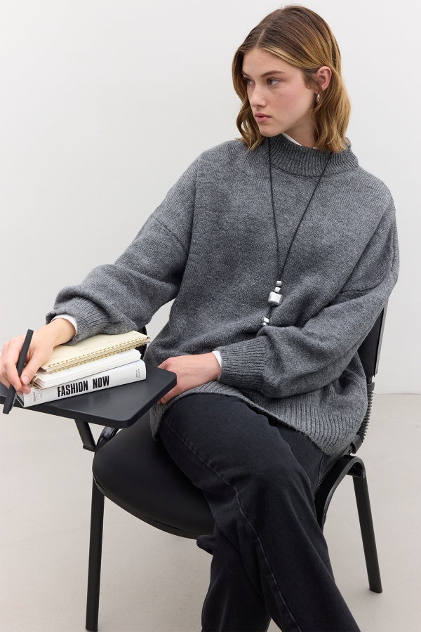 Manuka - ELLA SWEATER ANTHRACITE