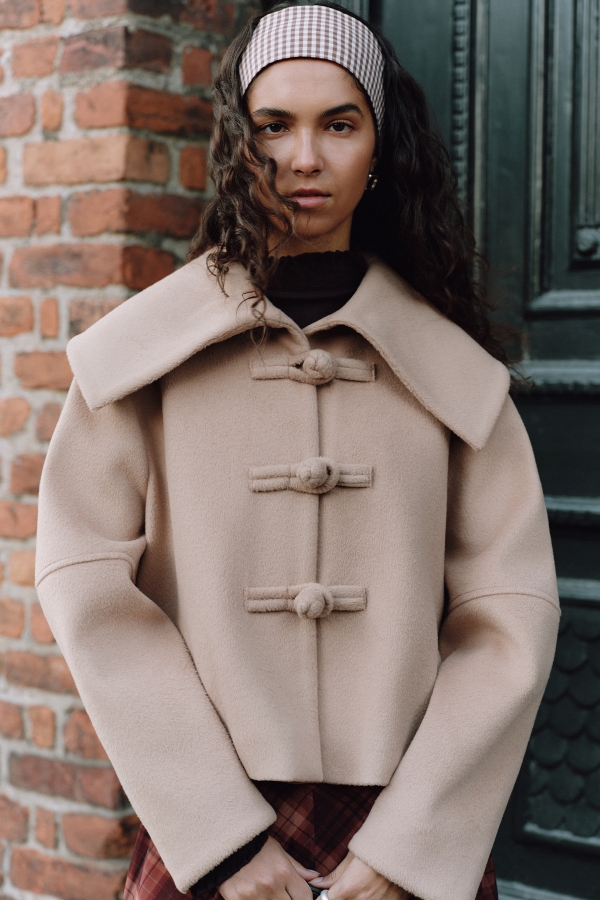 Manuka - ISABEL SHORT CACHET JACKET BEIGE