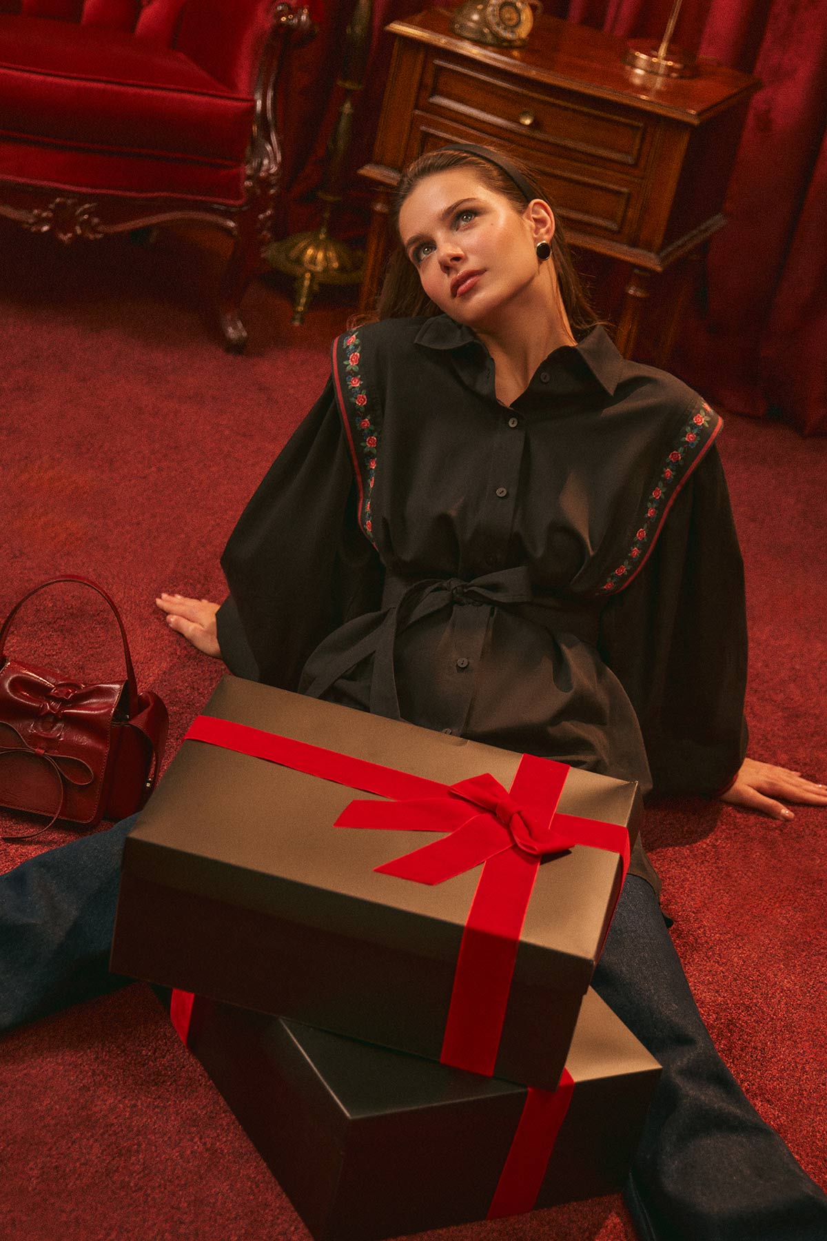 NORA TASARIM GÖMLEK DESENLİ