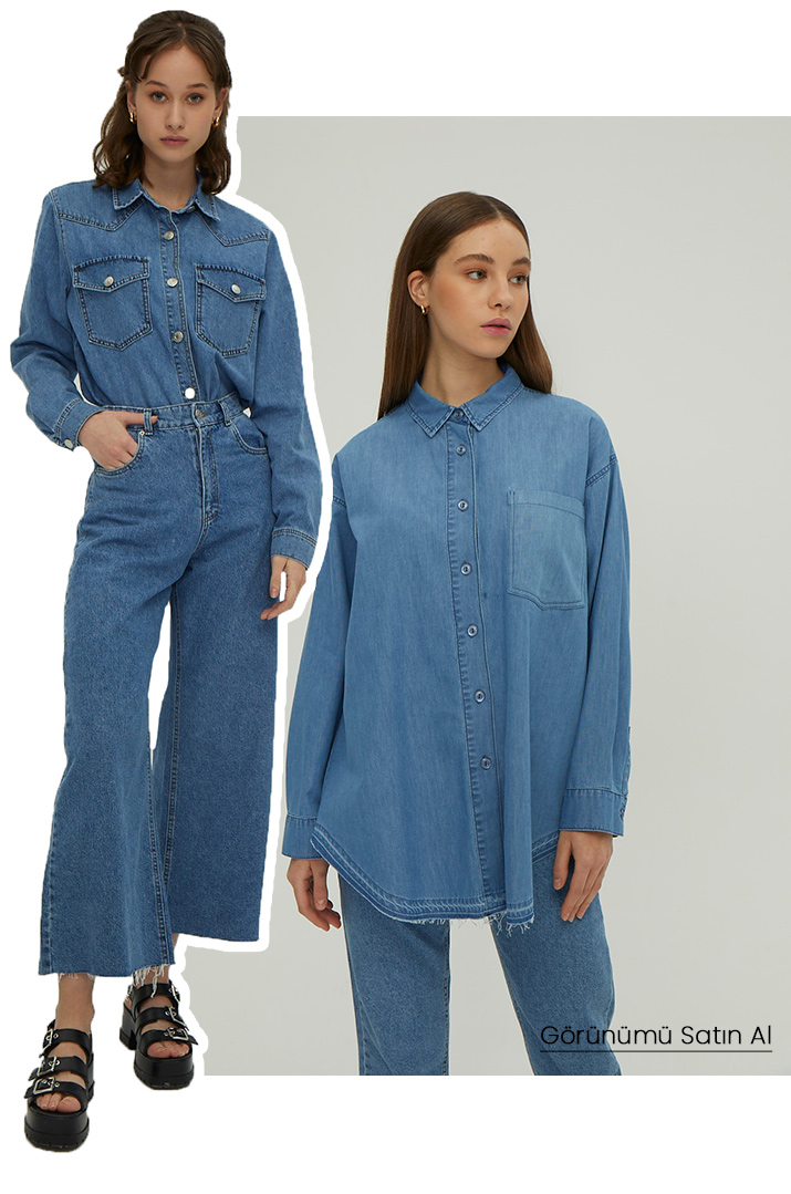Manuka denim pantolon