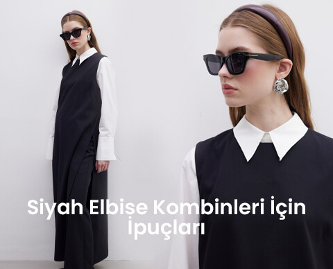 Siyah Elbise Kombinleri İçin İpuçları